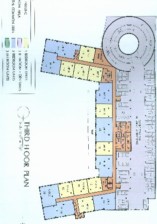 Shoreland plan 3rd  floor with parking. Kenard