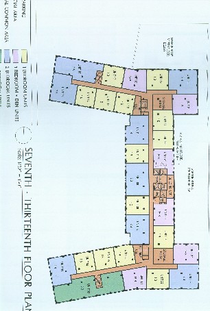 Shoreland plan floors 7-13 . Kenard