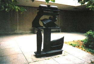 Anthony Caro, High Table, 1986. Outside Smart Museum