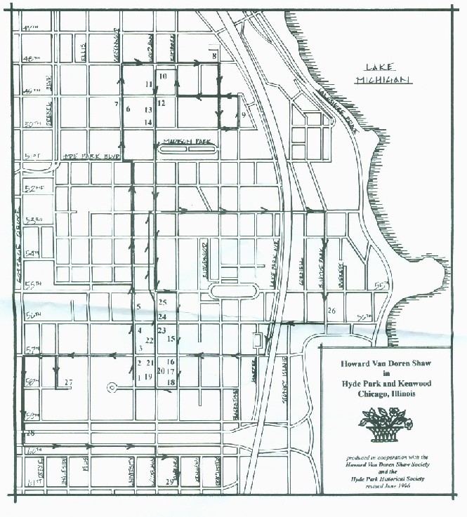 Map-Shaw structures in Hyde Park and Kenwood. Shaw Society 