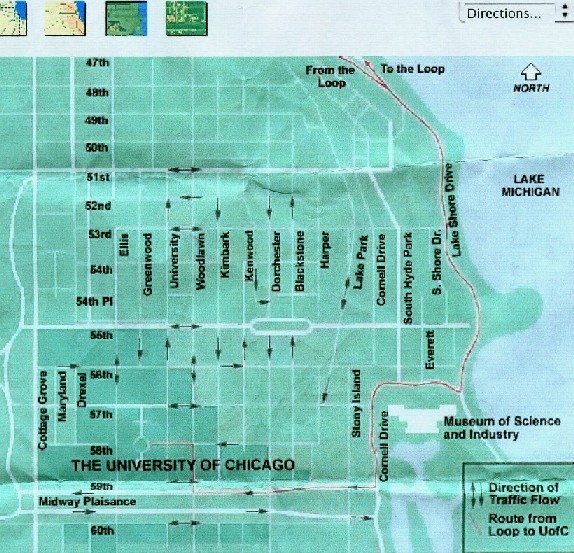 Traffic flow map of Hyde Park and Kenwood