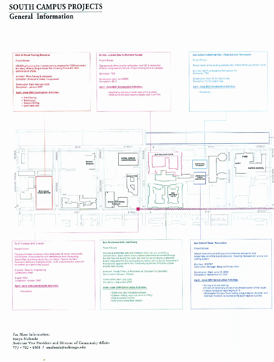 West side of the South Campus Plan