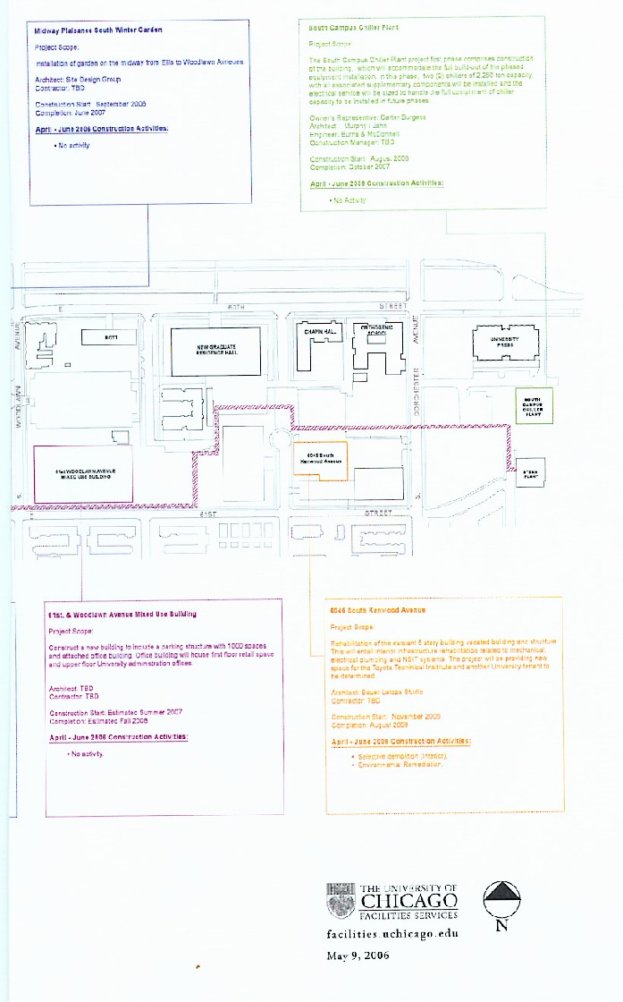 East side of the South Campus Plan