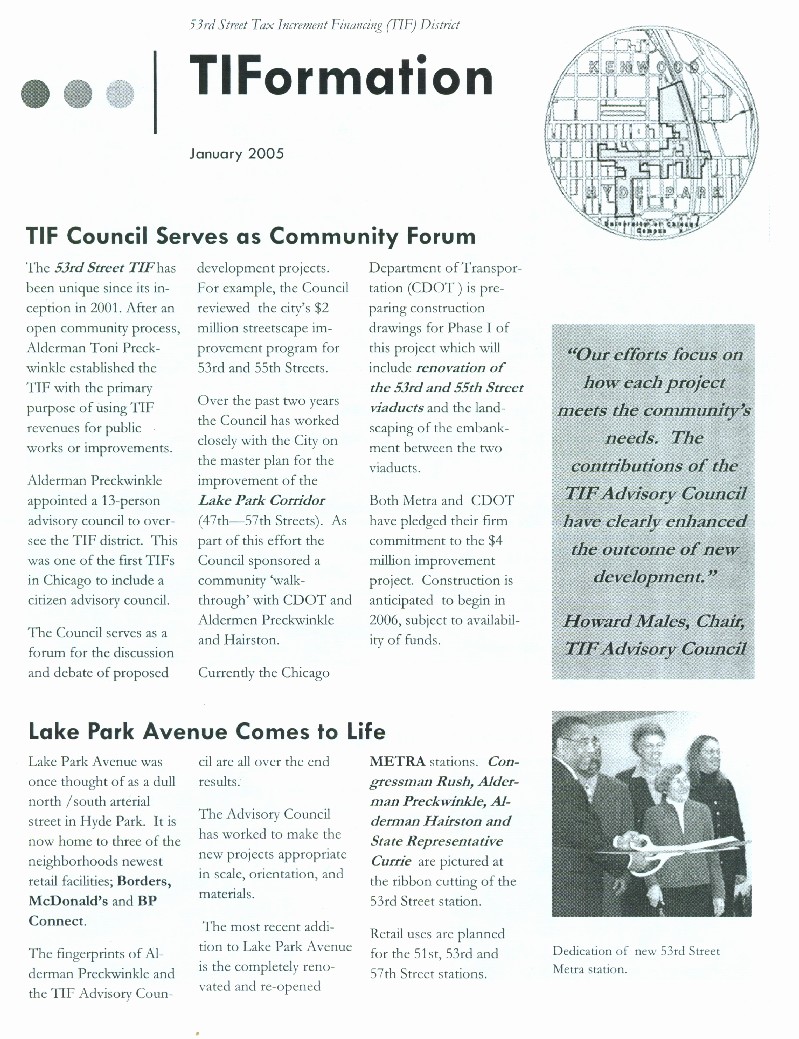 TIFormation brochure Jan 2000 p 1