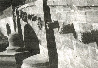 Row of heads as reinstalled