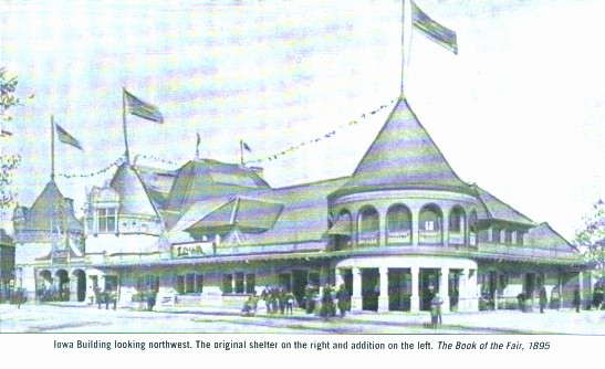 Iowa Building looking Northwest at the fair