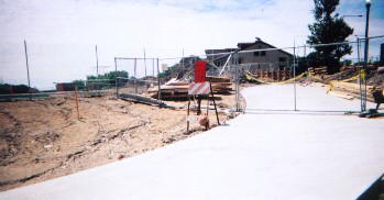 constuction still in evidence north of 57 beach house