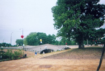 First peak at 63rd underpass from rampway on east