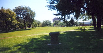 Nichols looking back over the Hilll toward t he Neighborhood Club
