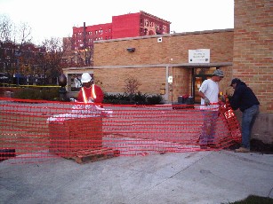 Nichols Plaza reconstruction