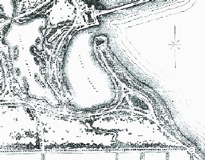 Animal Bridge site as reconfigured by time of construction, 1905
