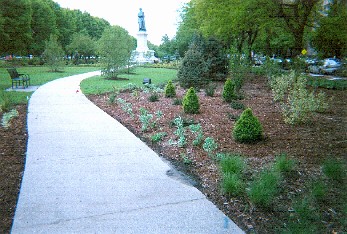 Midway Plaisance North Winter and Readers Garden