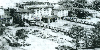 Early view, 2nd South Shore Cultural Centre clubhouse and pergola