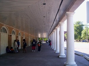The famed veranda o the Refetory