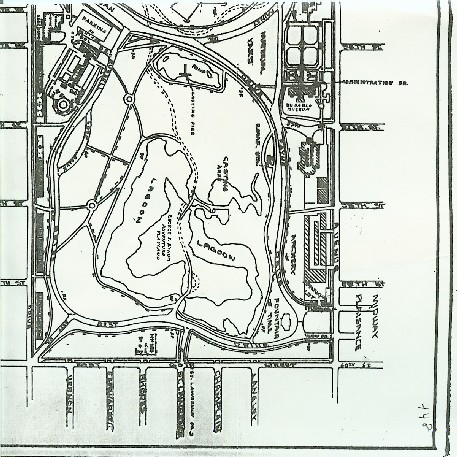 1979 CPD  map of south half of Washington Park