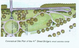concept 41st ped overpass